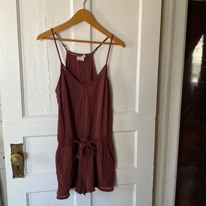 Anthropology Lilka Romper with Adjustable Straps size Small